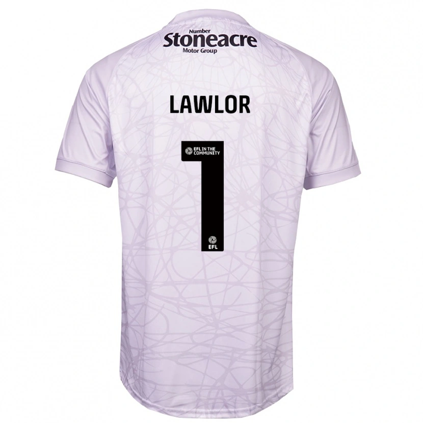 Danxen Donna Ian Lawlor #1 Maglia Gara Portiere Grigio Chiaro Nero 2025/26 Maglietta