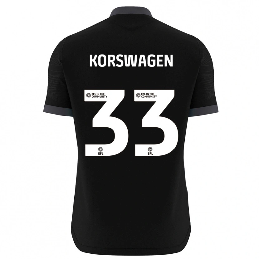 Danxen Donna Mattijis Korswagen #33 Maglia Gara Portiere Bianco Nero 2025/26 Maglietta