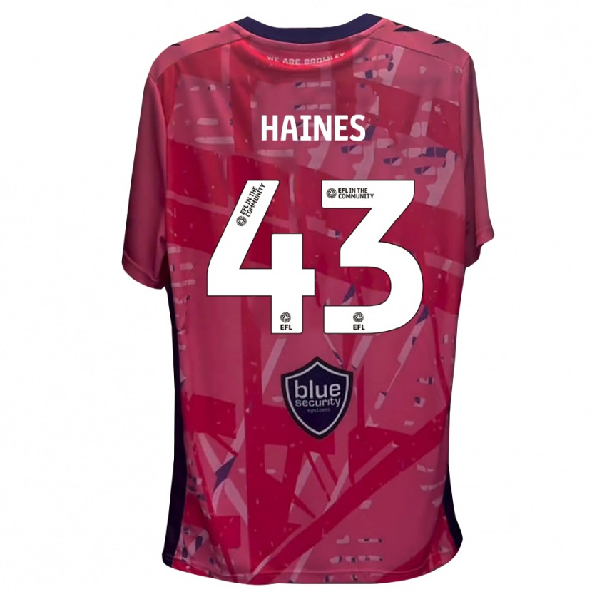 Danxen Donna Harry Haines #43 Maglia Gara Portiere Bianco Rosa 2025/26 Maglietta