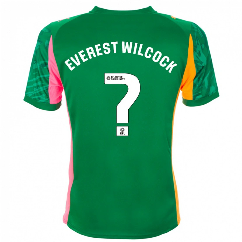 Danxen Donna Tom Everest Wilcock #0 Maglia Gara Portiere Verde Rosa Arancione 2025/26 Maglietta