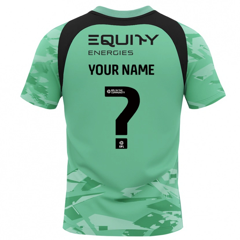 Danxen Donna Milton Keynes Dons Maglia Gara Portiere Verde Chiaro Nero 2025/26 Maglietta