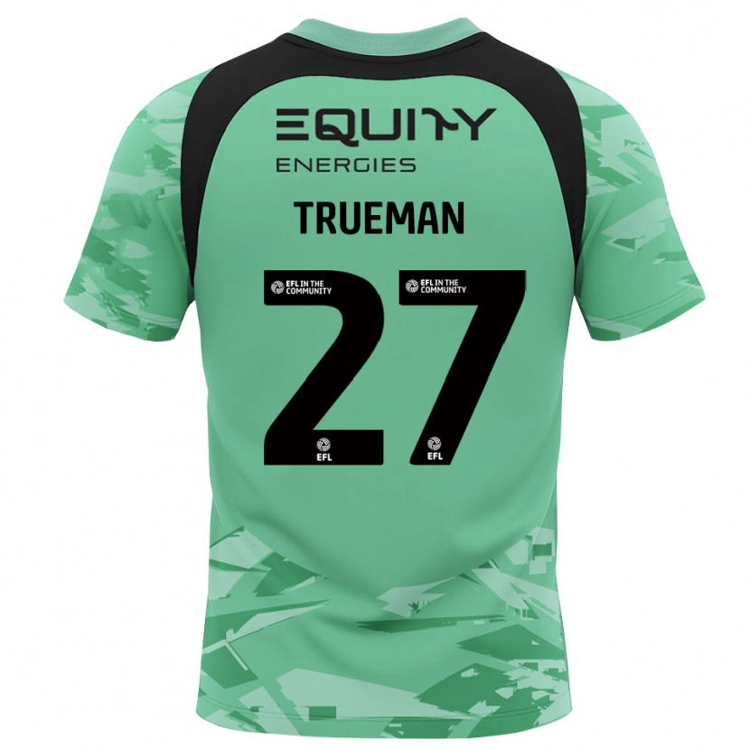 Danxen Donna Connal Trueman #27 Maglia Gara Portiere Verde Chiaro Nero 2025/26 Maglietta