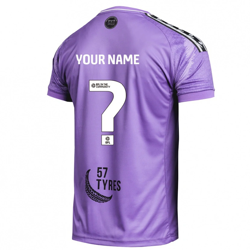 Danxen Donna Newport County Maglia Gara Portiere Viola Chiaro 2025/26 Maglietta