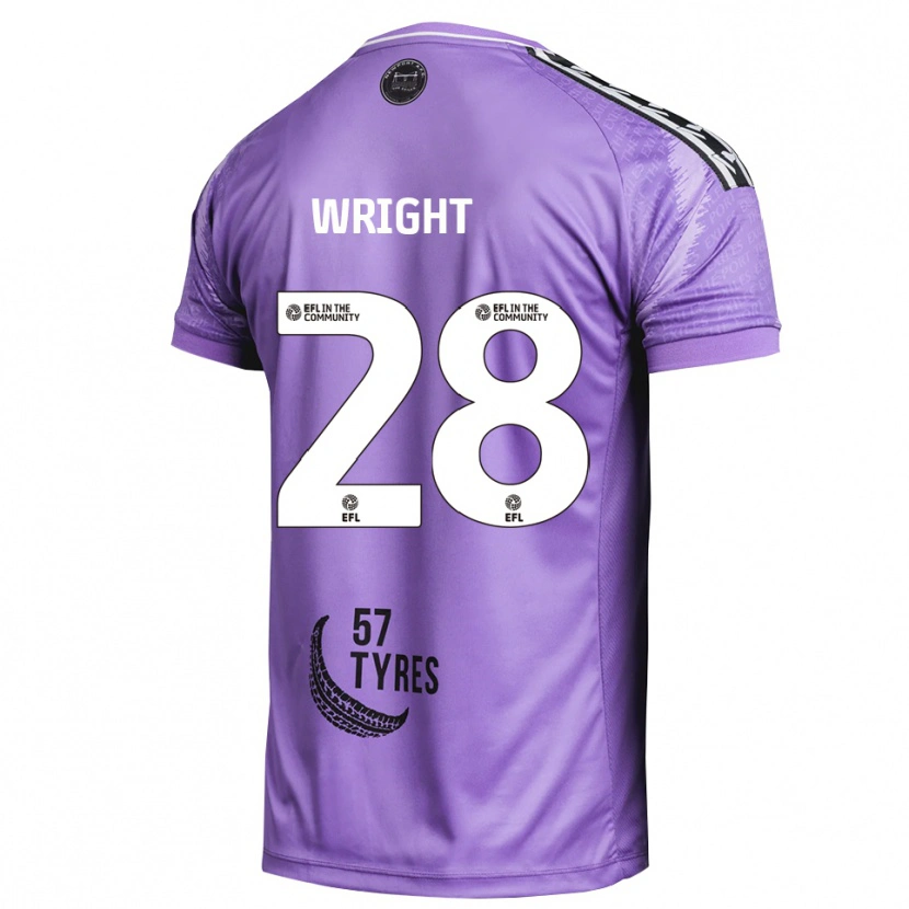 Danxen Donna Jordan Wright #28 Maglia Gara Portiere Viola Chiaro 2025/26 Maglietta
