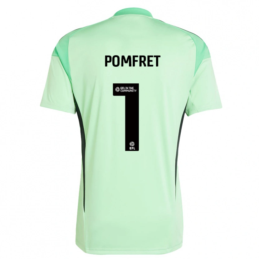 Danxen Donna Grace Pomfret #1 Maglia Gara Portiere Verde Chiaro Nero 2025/26 Maglietta