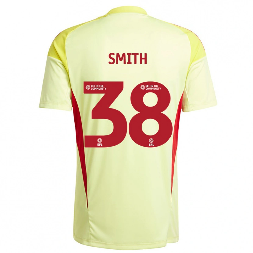 Danxen Donna Sam Smith #38 Maglia Gara Portiere Giallo Pallido 2025/26 Maglietta