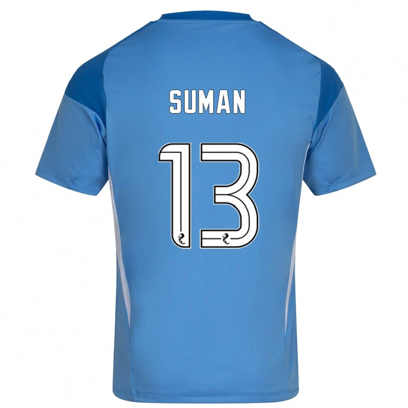 Danxen Donna Nick Suman #13 Maglia Gara Portiere Bianco Blu 2025/26 Maglietta