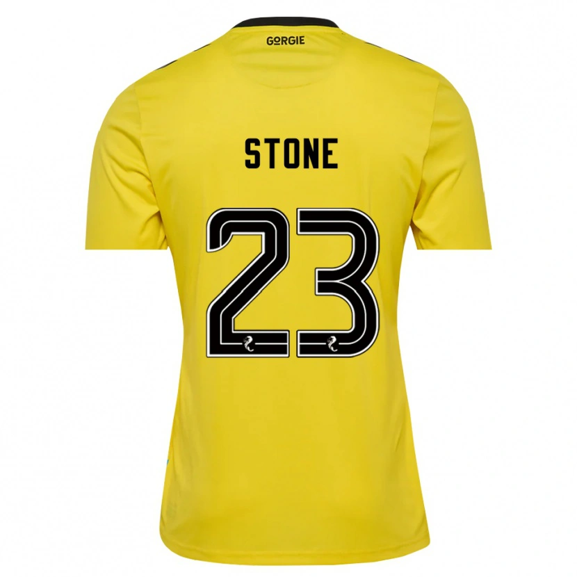 Danxen Donna Harry Stone #23 Maglia Gara Portiere Rosso Giallo Nero 2025/26 Maglietta