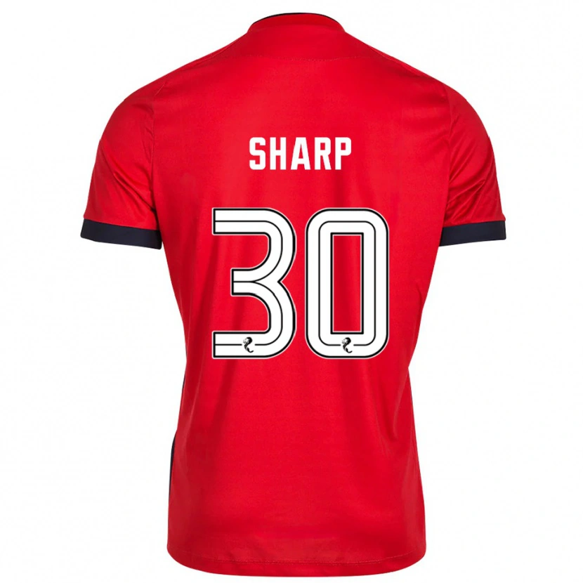 Danxen Donna Harry Sharp #30 Maglia Gara Portiere Bianco Rosso 2025/26 Maglietta