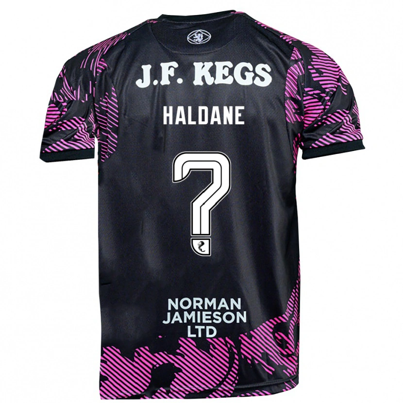 Danxen Donna Lewis Haldane #0 Maglia Gara Portiere Nero Rosa 2025/26 Maglietta