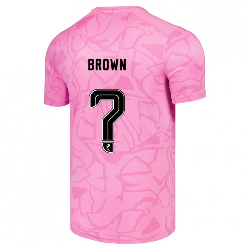 Danxen Donna Fraser Brown #0 Maglia Gara Portiere Nero Rosa 2025/26 Maglietta