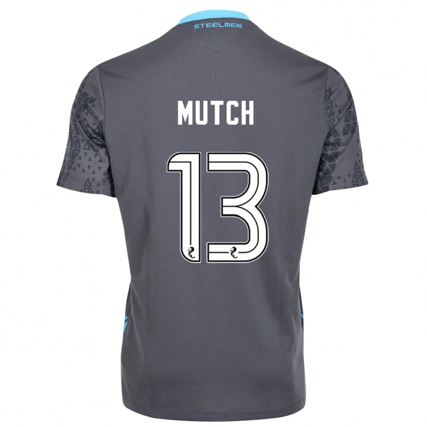 Danxen Donna Emily Mutch #13 Maglia Gara Portiere Bianco Grigio 2025/26 Maglietta