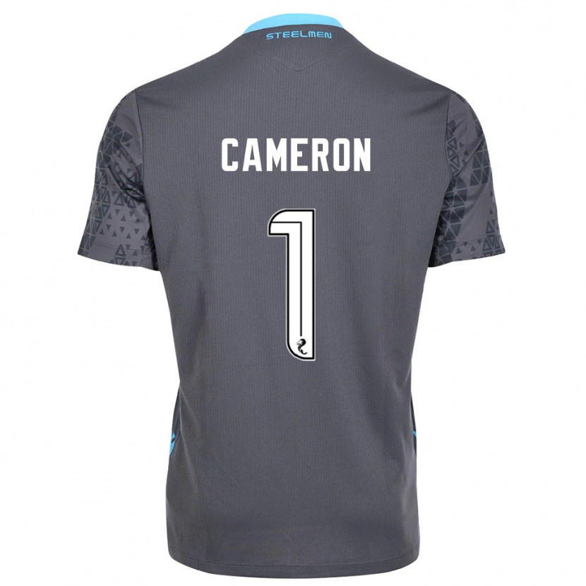 Danxen Donna Rebecca Cameron #1 Maglia Gara Portiere Bianco Grigio 2025/26 Maglietta