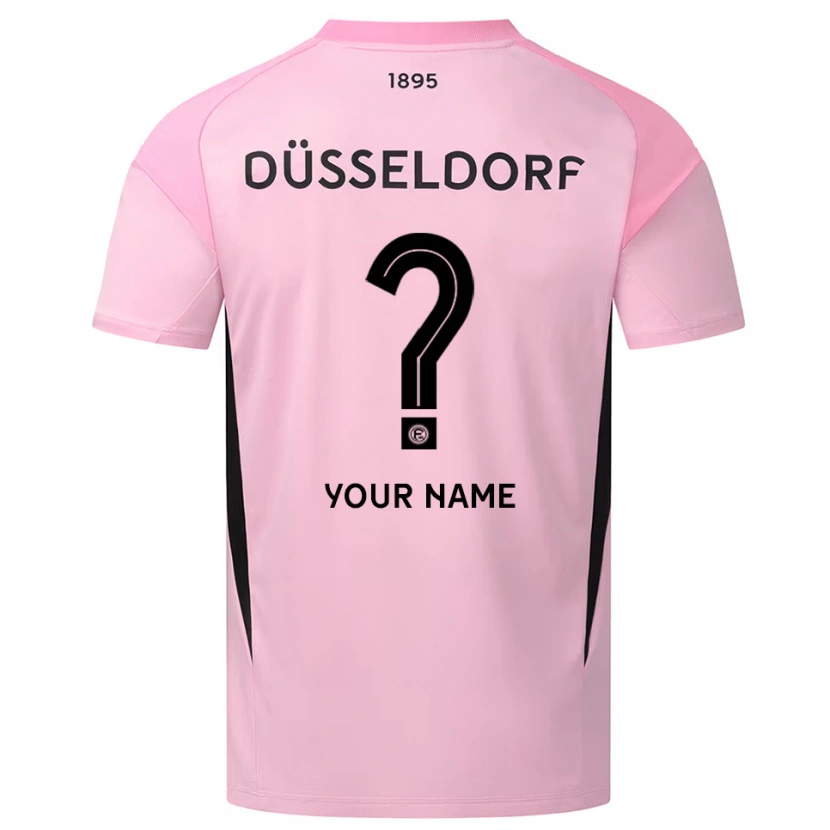 Danxen Donna Fortuna Düsseldorf Maglia Gara Portiere Rosa Nero 2025/26 Maglietta