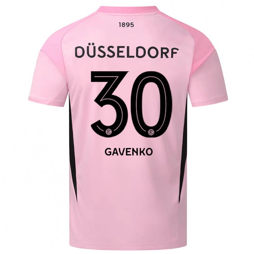 Danxen Donna Ivan Gavenko #30 Maglia Gara Portiere Rosa Nero 2025/26 Maglietta