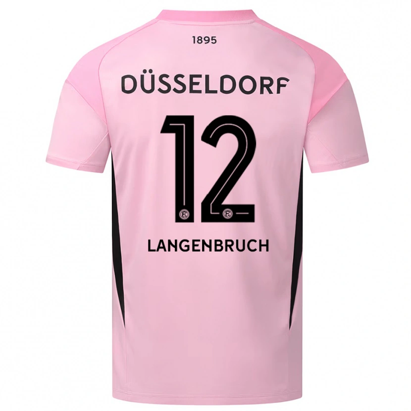 Danxen Donna Linus Langenbruch #12 Maglia Gara Portiere Rosa Nero 2025/26 Maglietta