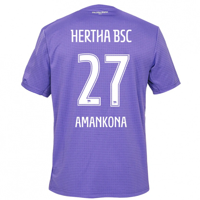 Danxen Donna Nash-Daniel Amankona #27 Maglia Gara Portiere Bianco Viola 2025/26 Maglietta