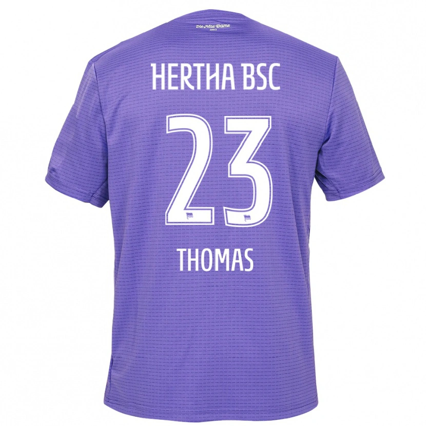 Danxen Donna Aaliyah Thomas #23 Maglia Gara Portiere Bianco Viola 2025/26 Maglietta