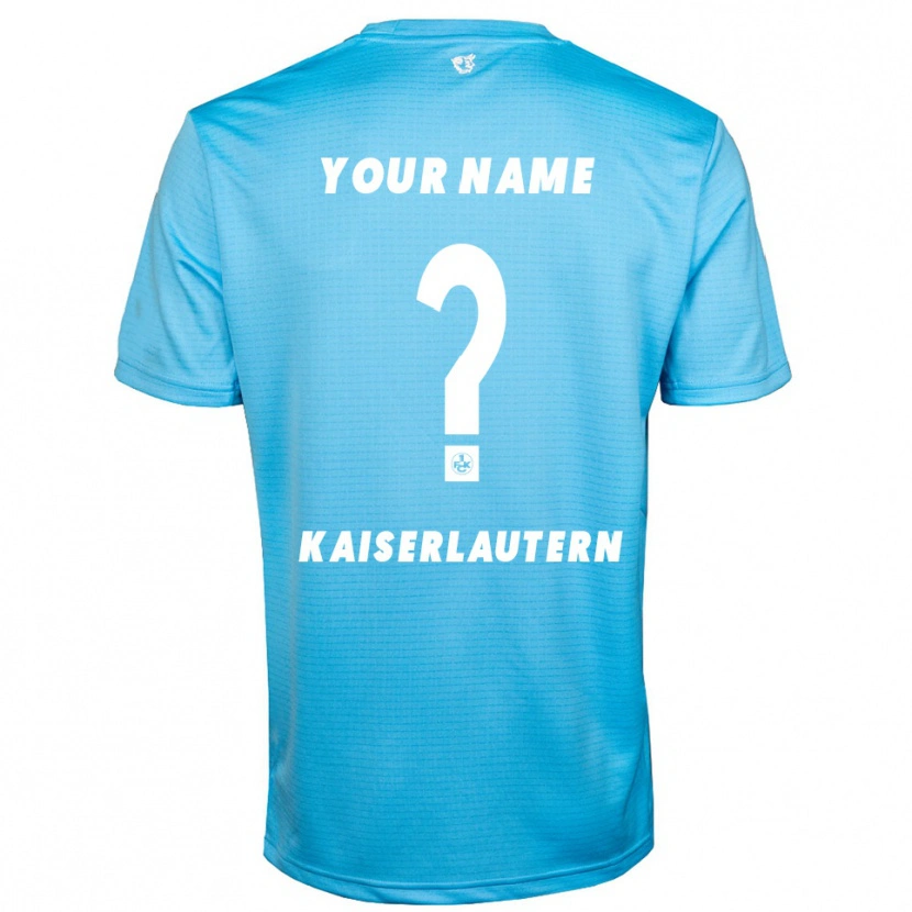 Danxen Donna 1. FC Kaiserslautern Maglia Gara Portiere Azzurro Bianco 2025/26 Maglietta