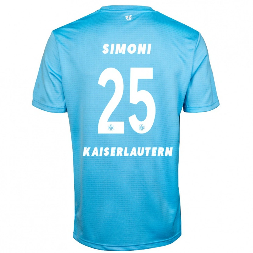 Danxen Donna Simon Simoni #25 Maglia Gara Portiere Azzurro Bianco 2025/26 Maglietta
