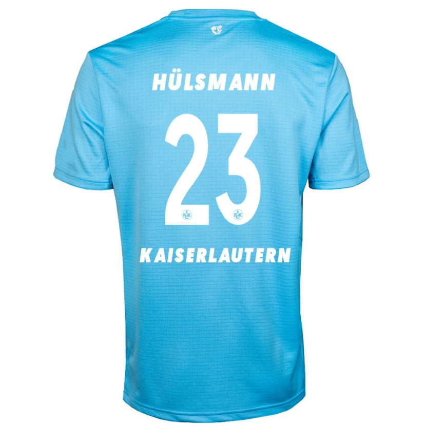 Danxen Donna Randy Hülsmann #23 Maglia Gara Portiere Azzurro Bianco 2025/26 Maglietta