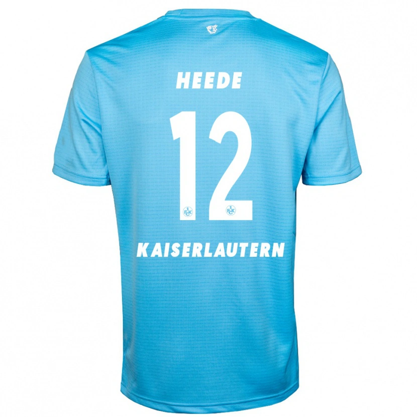 Danxen Donna Jannis Heede #12 Maglia Gara Portiere Azzurro Bianco 2025/26 Maglietta
