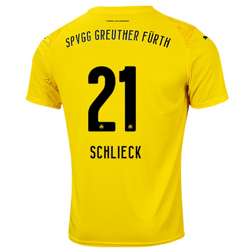 Danxen Donna Timo Schlieck #21 Maglia Gara Portiere Giallo Nero 2025/26 Maglietta