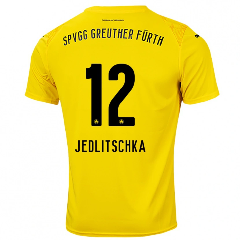 Danxen Donna Moritz Jedlitschka #12 Maglia Gara Portiere Giallo Nero 2025/26 Maglietta