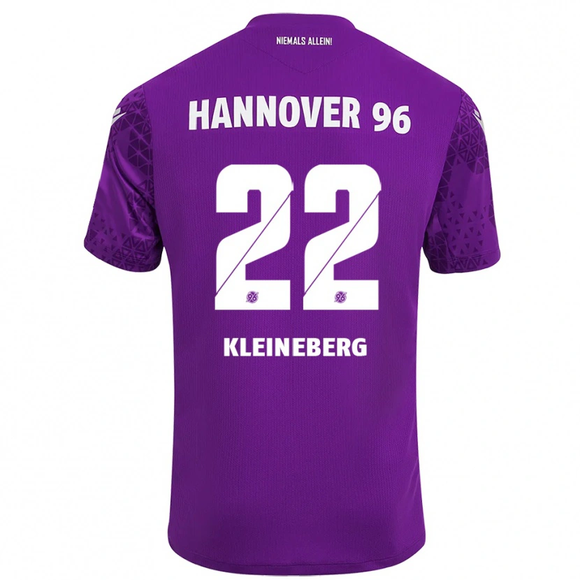Danxen Donna Philip Kleineberg #22 Maglia Gara Portiere Bianco Viola 2025/26 Maglietta