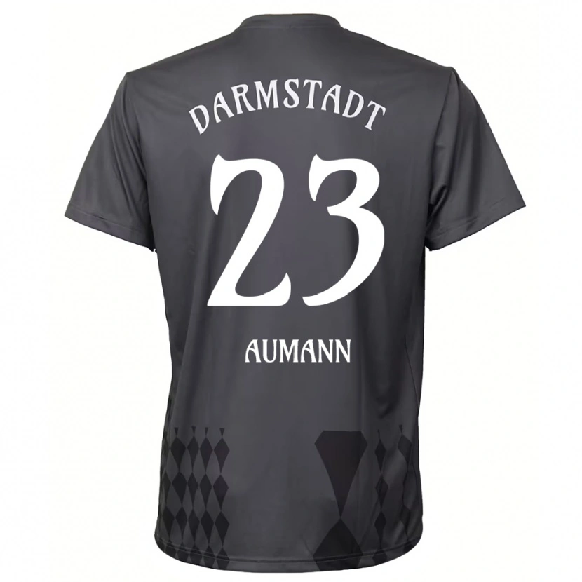 Danxen Donna Emil Aumann #23 Maglia Gara Portiere Grigio Scuro 2025/26 Maglietta
