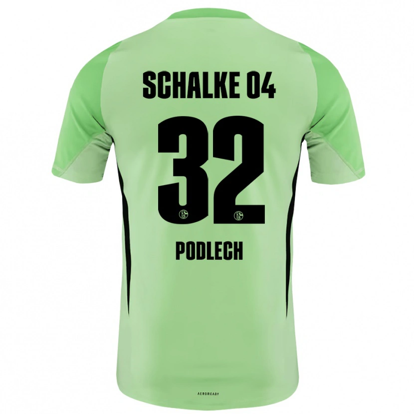 Danxen Donna Luca Podlech #32 Maglia Gara Portiere Verde Chiaro Nero 2025/26 Maglietta