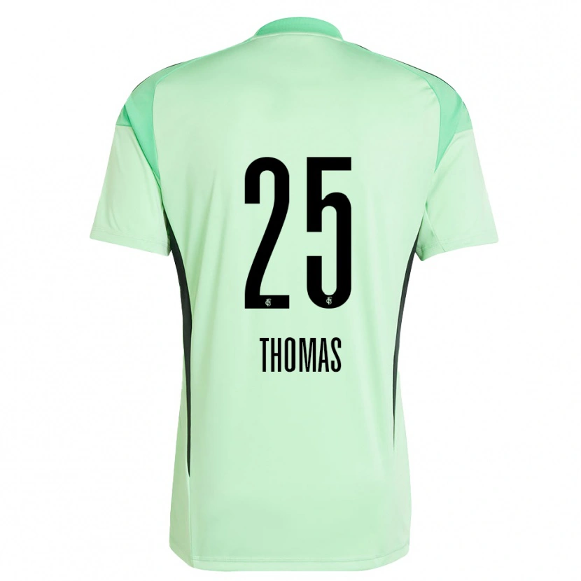 Danxen Donna Jakob Thomas #25 Maglia Gara Portiere Verde Chiaro Nero 2025/26 Maglietta