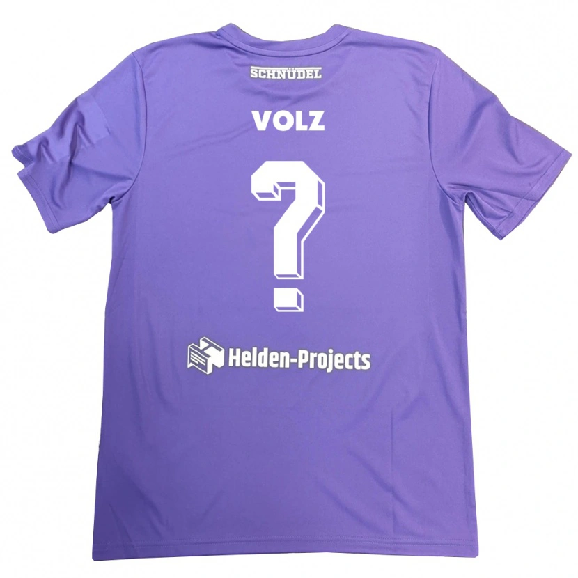 Danxen Donna Jule Volz #0 Maglia Gara Portiere Bianco Viola 2025/26 Maglietta