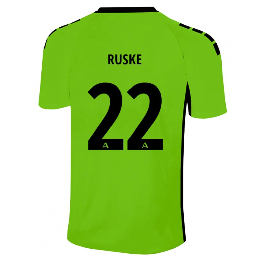 Danxen Donna Neo Ruske #22 Maglia Gara Portiere Verde Erba Nero 2025/26 Maglietta