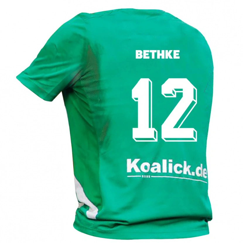 Danxen Donna Elias Bethke #12 Maglia Gara Portiere Bianco Verde 2025/26 Maglietta