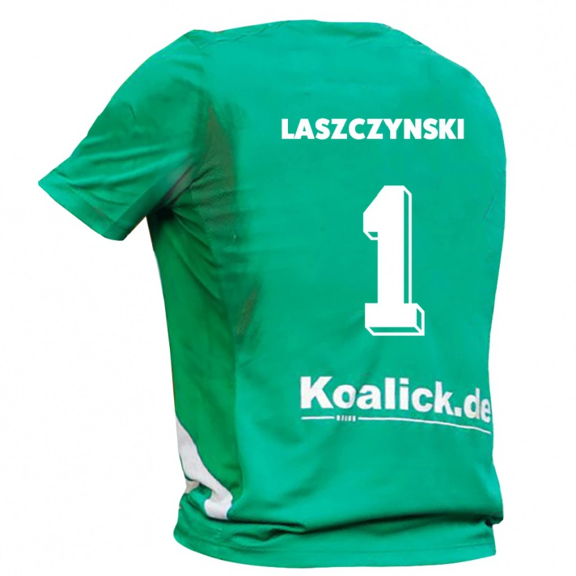 Danxen Donna Adam Laszczynski #1 Maglia Gara Portiere Bianco Verde 2025/26 Maglietta