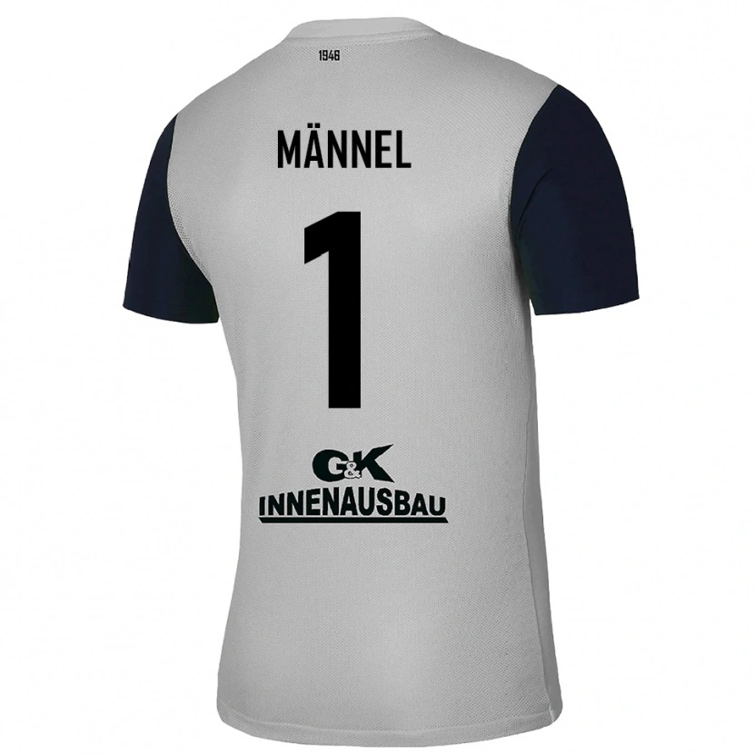 Danxen Donna Martin Männel #1 Maglia Gara Portiere Grigio Nero 2025/26 Maglietta