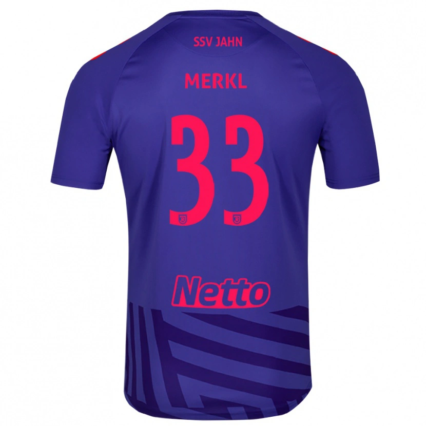 Danxen Donna Maurice Merkl #33 Maglia Gara Portiere Blu Reale Rosso 2025/26 Maglietta