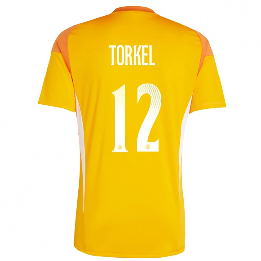 Danxen Donna Henri Torkel #12 Maglia Gara Portiere Bianco Arancio 2025/26 Maglietta