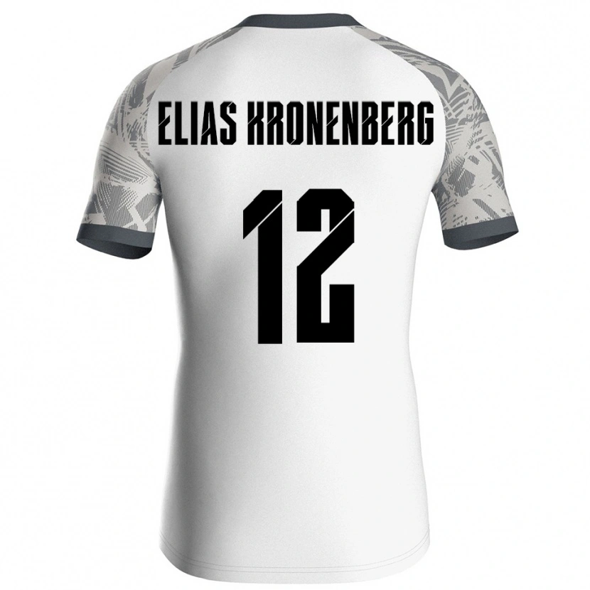 Danxen Donna Sebastian Elias Kronenberg #12 Maglia Gara Portiere Bianco Grigio 2025/26 Maglietta