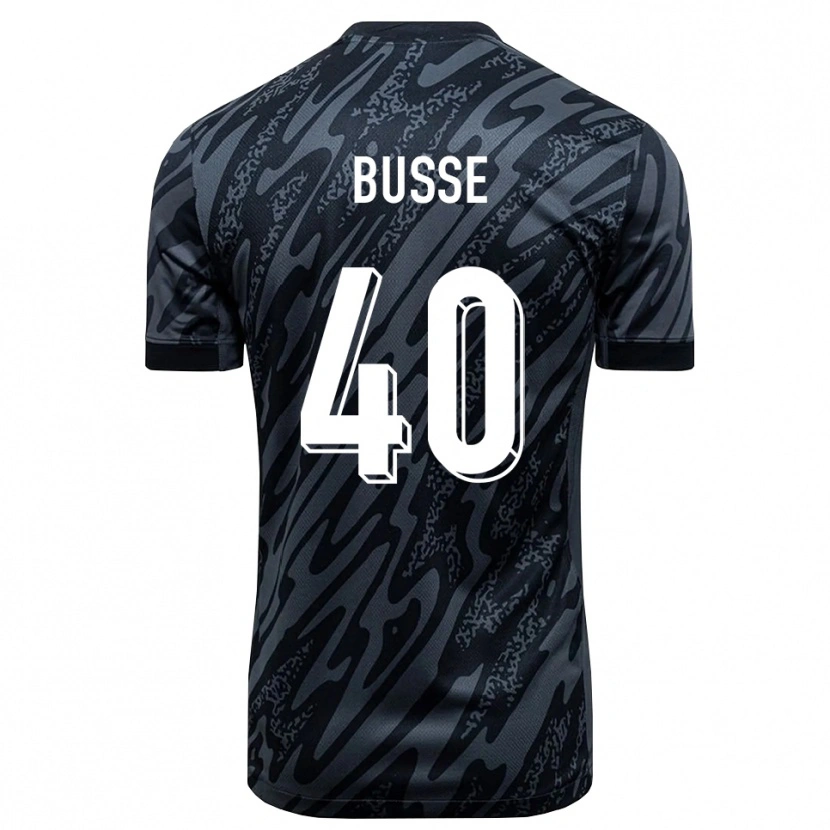 Danxen Donna Jonah Busse #40 Maglia Gara Portiere Grigio Nero 2025/26 Maglietta