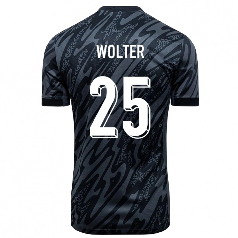 Danxen Donna Fynn Wolter #25 Maglia Gara Portiere Grigio Nero 2025/26 Maglietta