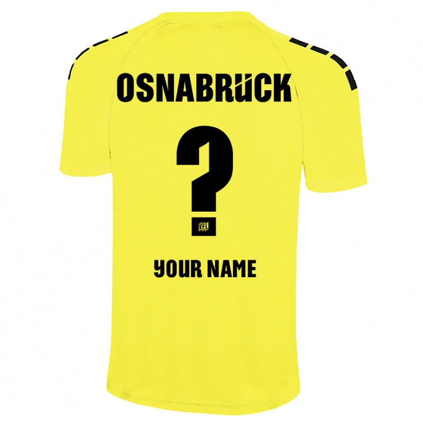 Danxen Donna VfL Osnabrück Maglia Gara Portiere Giallo Nero 2025/26 Maglietta