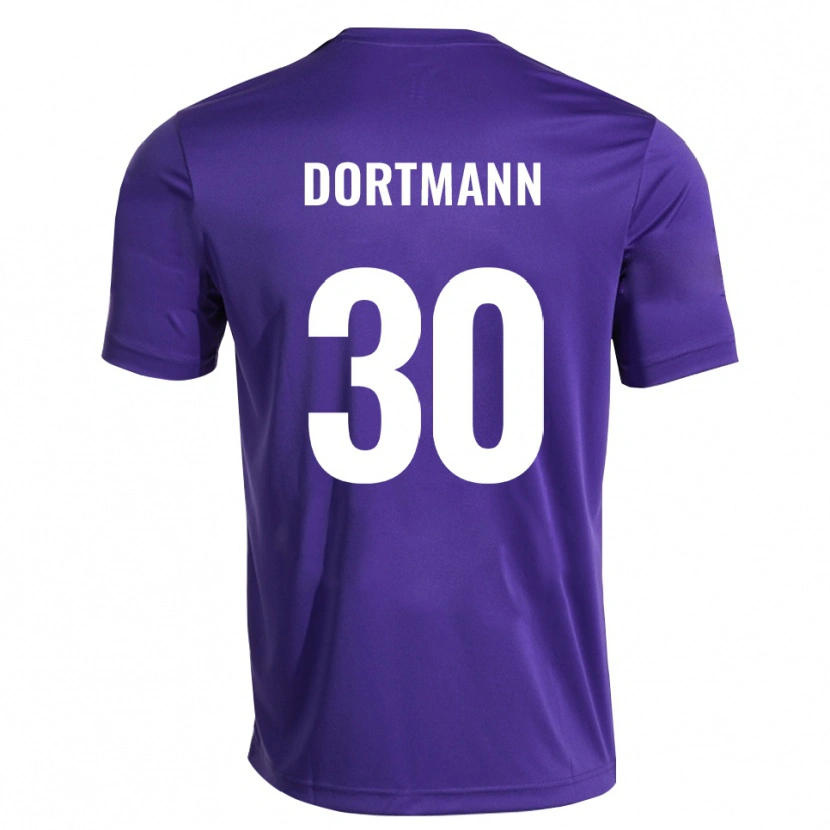 Danxen Donna Niklas Dortmann #30 Maglia Gara Portiere Bianco Viola 2025/26 Maglietta