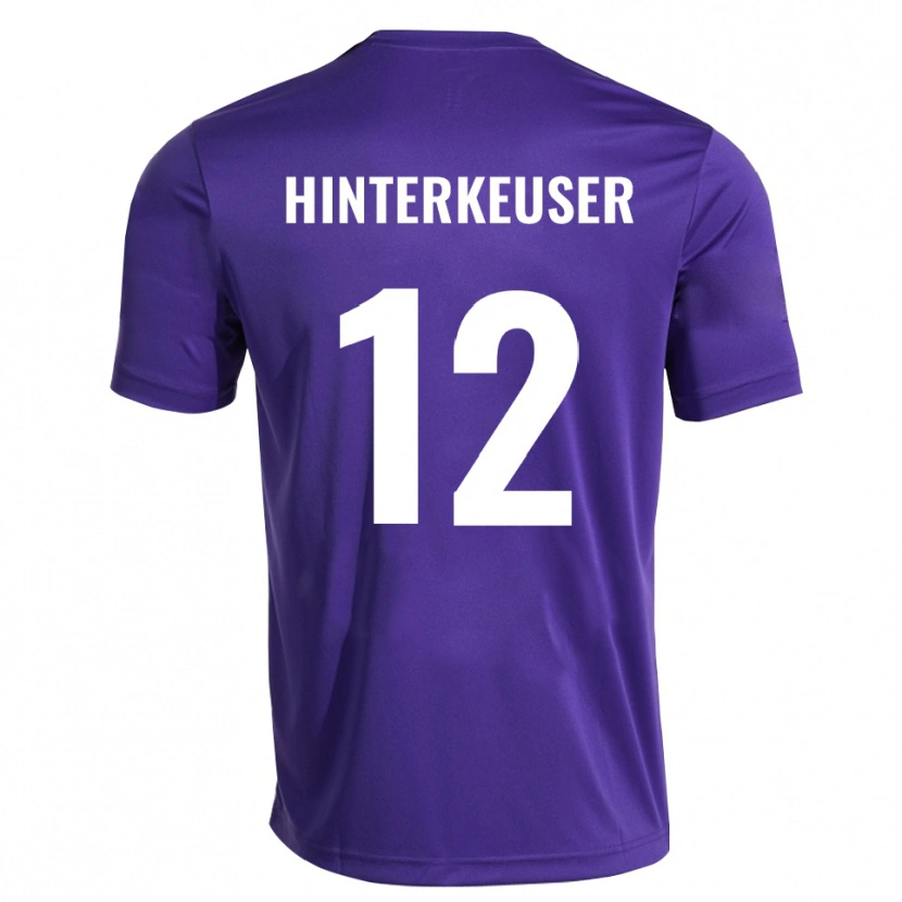 Danxen Donna Thomas Hinterkeuser #12 Maglia Gara Portiere Bianco Viola 2025/26 Maglietta