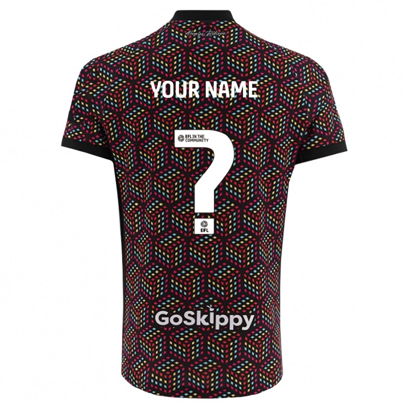Danxen Donna Bristol City Maglia Gara Portiere Nero Bianco 2025/26 Maglietta