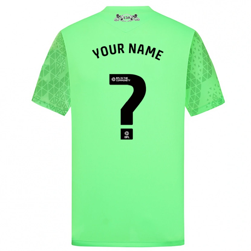 Danxen Donna Blackburn Rovers Maglia Gara Portiere Verde Fluo 2025/26 Maglietta