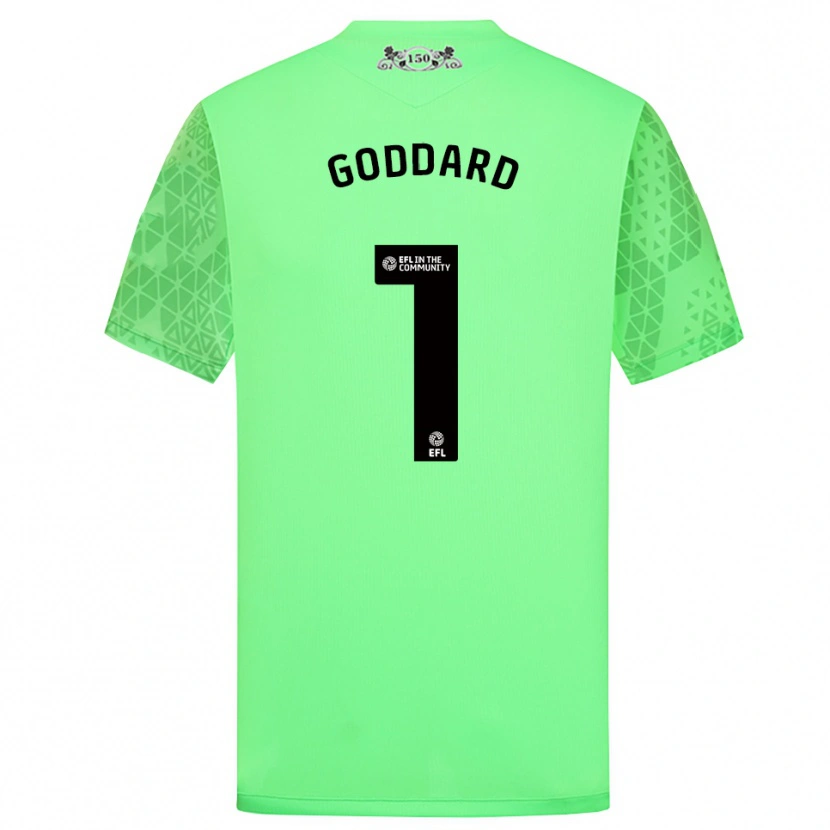 Danxen Donna Felix Goddard #1 Maglia Gara Portiere Verde Fluo 2025/26 Maglietta