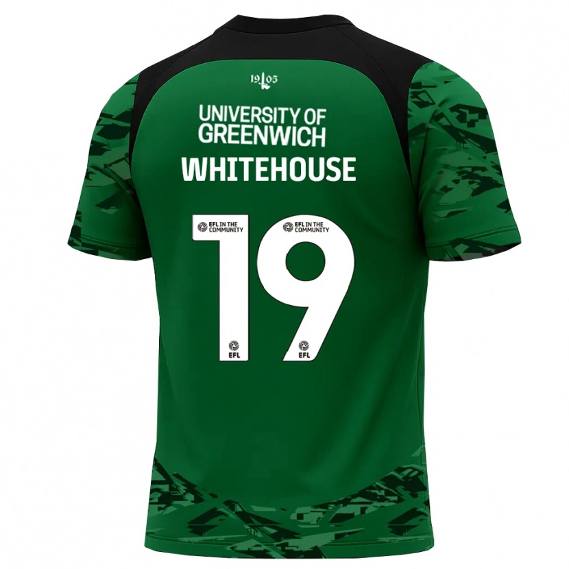 Danxen Donna Sophie Whitehouse #19 Maglia Gara Portiere Verde Nero 2025/26 Maglietta