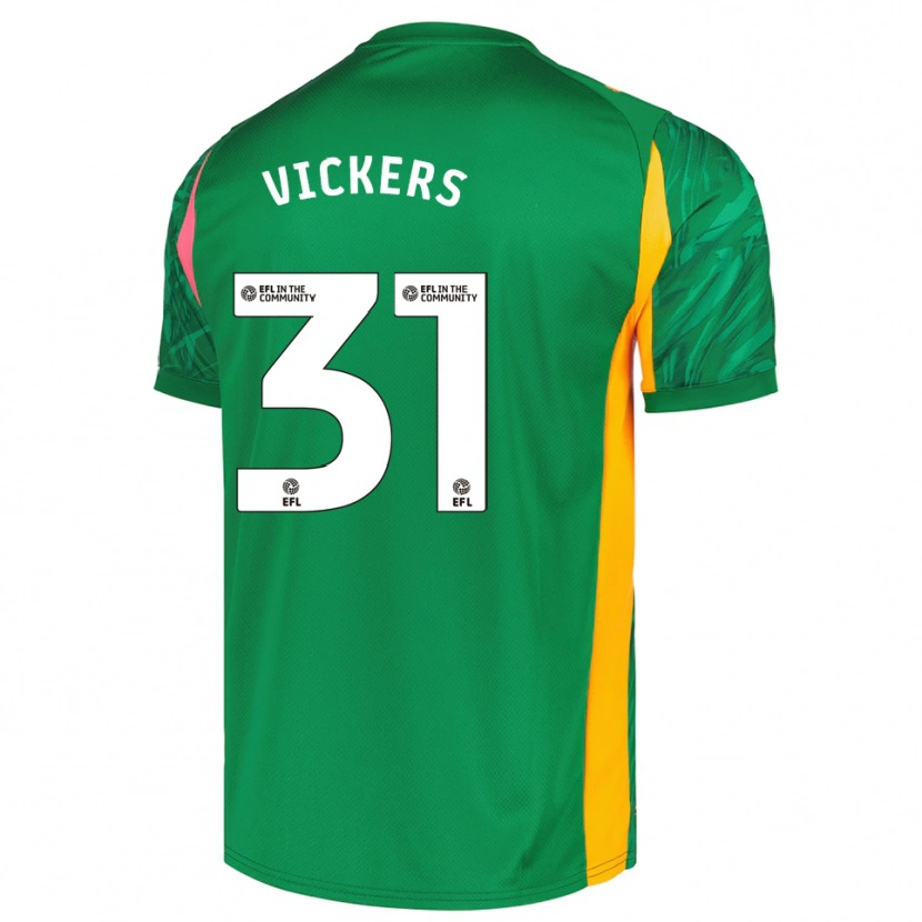Danxen Donna Josh Vickers #31 Maglia Gara Portiere Verde Rosa 2025/26 Maglietta